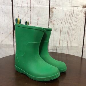 TOTES Kids Green Rain Boots - Comfortable Waterproof Boot 9-10